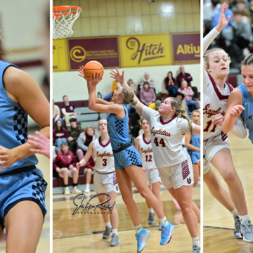 Raiderettes shock and awe Van Buren County, 70-46