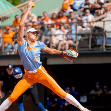 Lady Vols softball play in Columbia on March 18