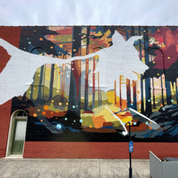 Second Lincoln County Process mural goes up in Fayetteville