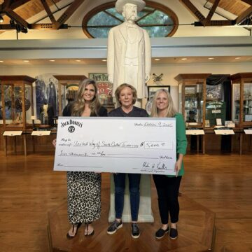 Jack makes United Way donation
