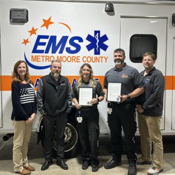 Three first responders received Hero’s Award