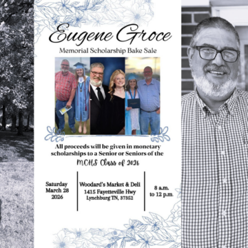 Saturday bake sale benefits Eugene Groce memorial scholarship