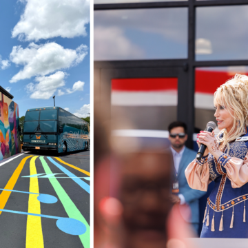 Featured Picture (42) A 40-foot mural greets travelers at Dolly Parton’s new Cornersville travel stop