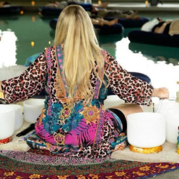CRYSTAL BOWLS AND POOL FLOATS: Lynchburg pool hosts floating sound bath July 30